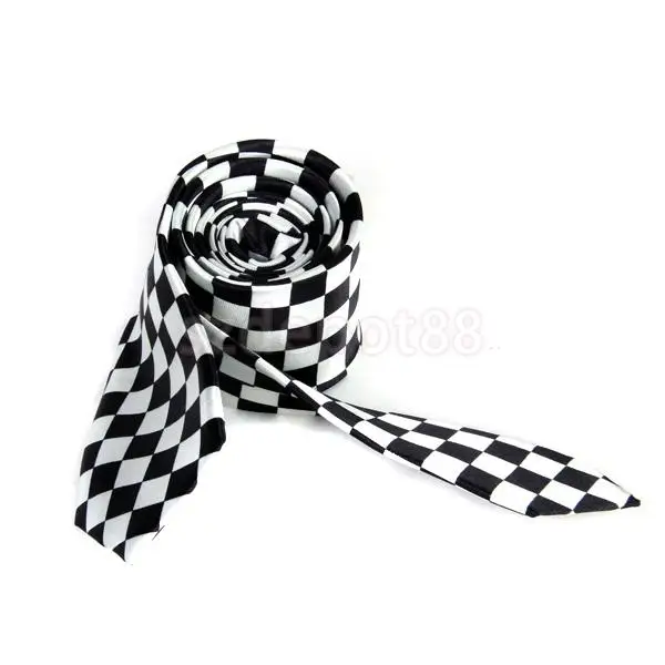 Черно белый клетчатый галстук|plaid checkered|plaid necktieswhite neckties |