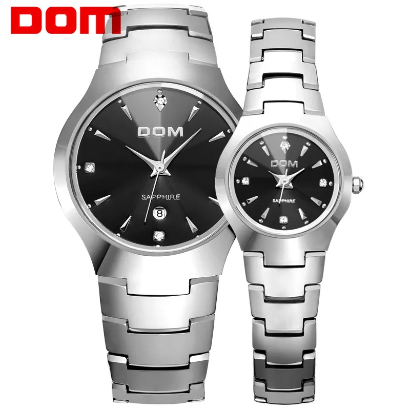 Prix pour Lovers Acier De Tungstène Montres Couple De Luxe De Mode Hommes D'affaires En Acier Plein Montre À Quartz Étanche Femmes strass montres Prix pour Lovers Acier De Tungstène Montres Couple De Luxe De Mode Hommes D'affaires En Acier Plein Montre À Quartz Étanche Femmes strass montres