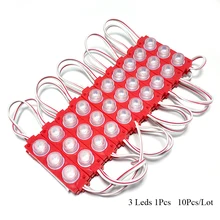 10 шт./партия 10 шт. светодиодный модуль s светодиодный модуль ввода 12 В с объективом 120 градусов светодиодный знак для магазина баннер для домашнего магазина decration