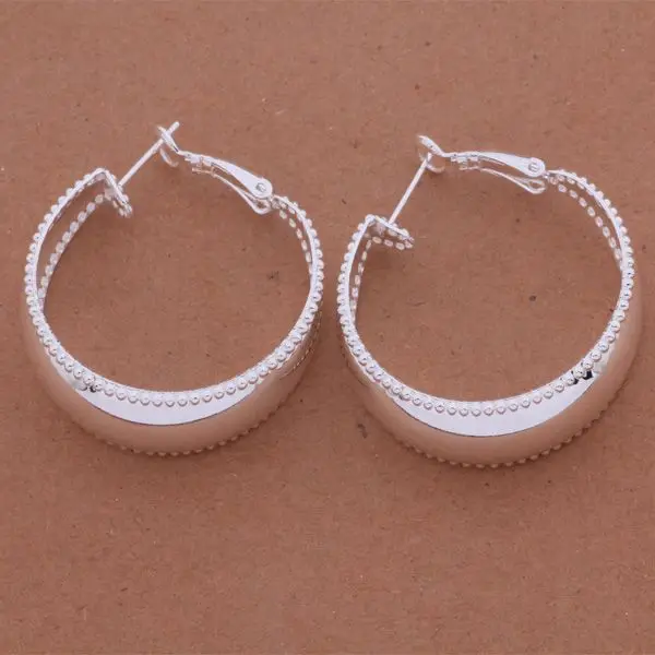 

AE564 925 sterling silver earrings , 925 silver fashion jewelry , Water stone loop /cmnaldua bfvajxca