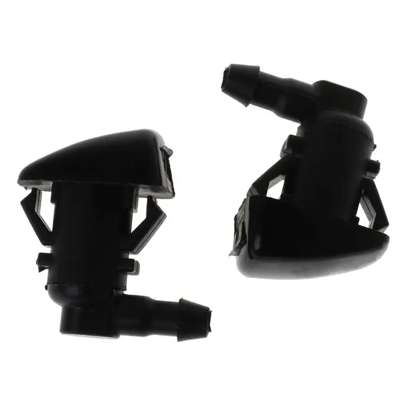 2 Pcs Car Windshield Wiper Spray Jet Washer Nozzle For Ford For Focus