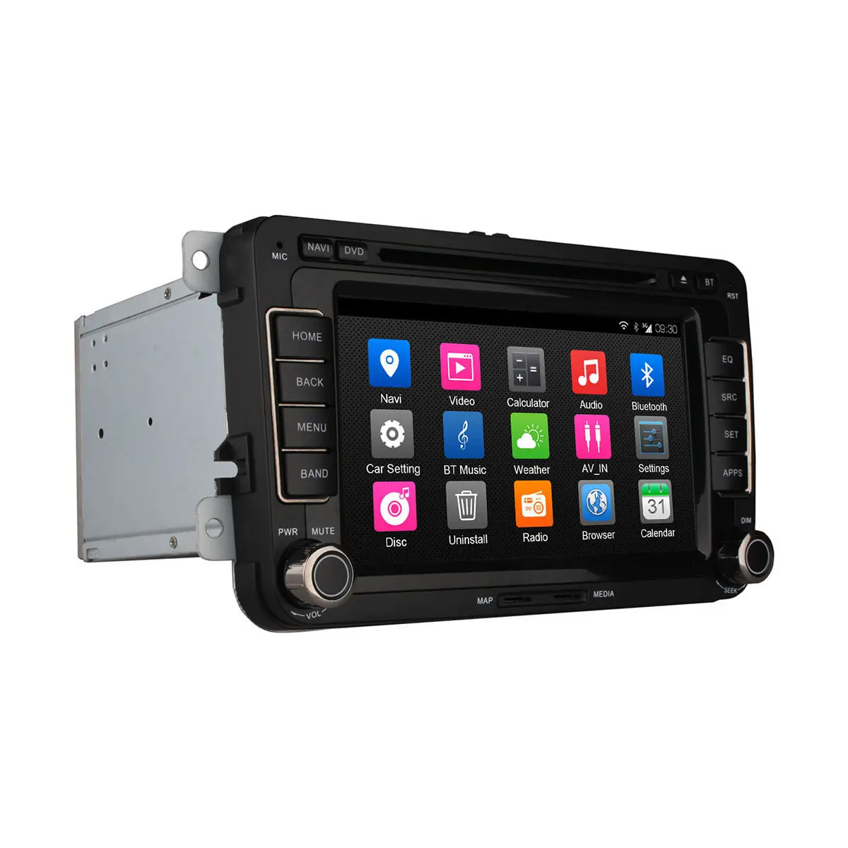 Android 4.4 4 Ядро автомобиль dvd gps навигация для Volkswagen Bora Jetta Golf 5 6 Tiguan Passat CC Polo Caddy Sharan 16 Г