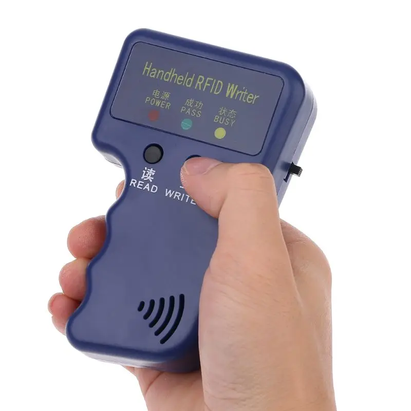 Ручной 125KHz RFID Дубликатор Копир Писатель программист ридер + ключи EM4305 T5577