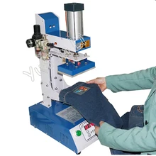 8 10cm Pyrograph Machine Leather Logo Pressing Machine Hot Stamping Machine Pneumatic Cap Heat Printing Machine