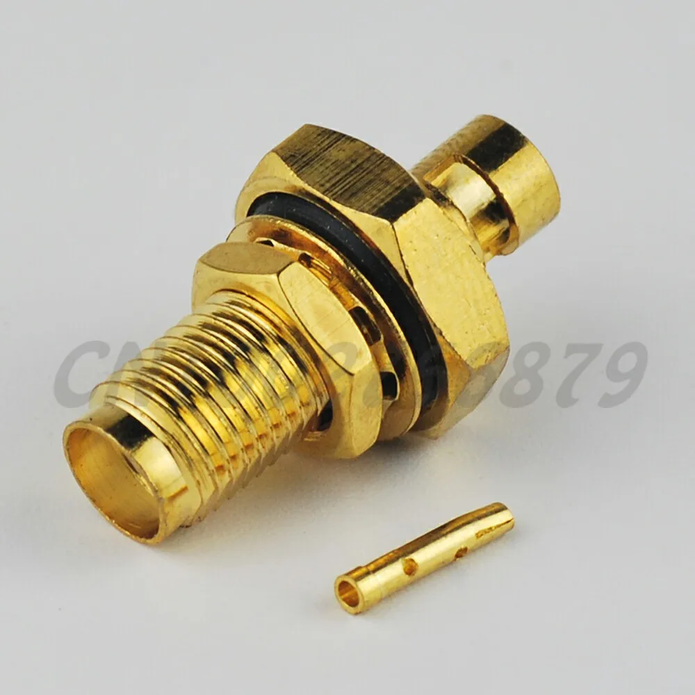 10pcs RF electrical wire coaxial cable terminal connector SMA female