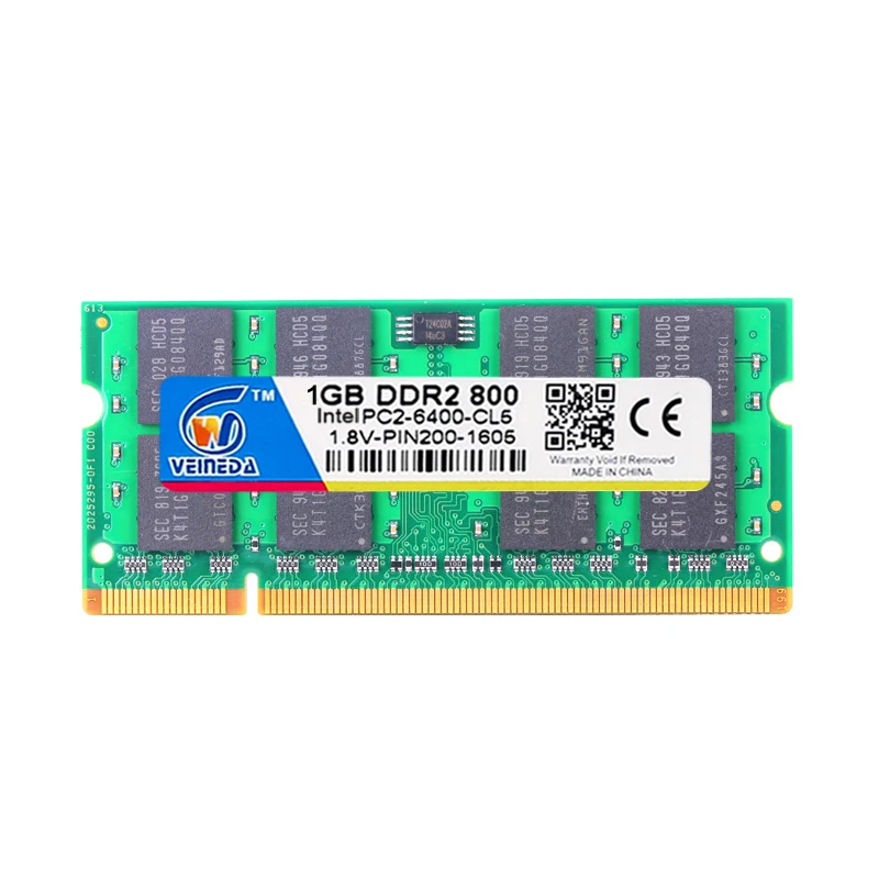 Оперативная память VEINEDA ddr2 1 Гб 2 Гб 4 ГБ 800 МГц PC2-6400 оперативная память Sodimm ddr 2 240PIN для всех ноутбуков Intel и AMD