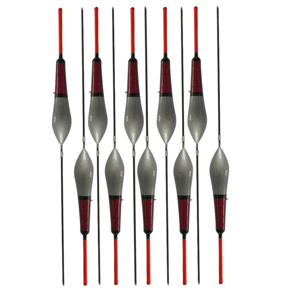 10pcs Collection Fishing Bobbers Cork Floats Kit Antenna Balsa Wood 3g