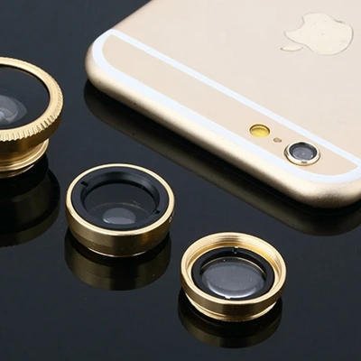 Для Iphone Мобильный широкоугольный Рыбий глаз объектив макрообъектив 3 в 1 объектив HD для Iphone 7 8 samsung huawei Xiaomi для телефона универсальный зажим - Цвет: SP067-6
