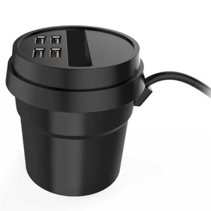 4 в 1 Автомобильное usb устройство для зарядки телефона автомобильное зарядное