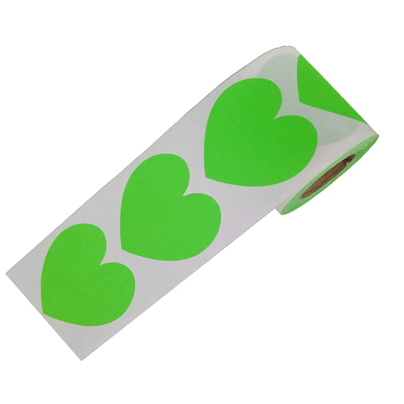 Stationery Love Heart Stickers Adhesive Labels for Decoration