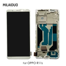 ЖК-дисплей для OPPO R11s Incell, сенсорный экран, дигитайзер, ЖК-дисплей для OPPO R11s Plus, запасная сборка, белый цвет, с рамкой, 5,99 '', TFT