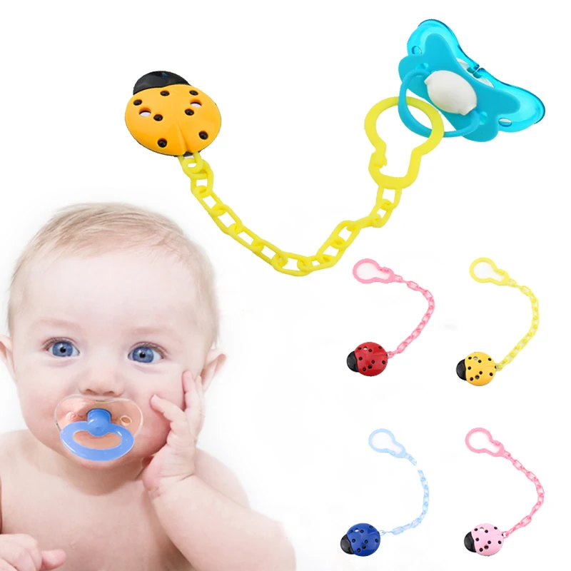 

Creative Lovely Newborn Nipple Chain 4 Colors Toddler Clip Holder