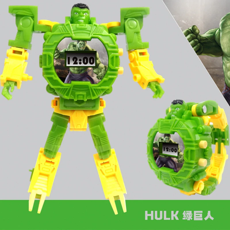 Marvel Avengers 3 Electric Kids Boy Watch Hulk Ironman spiderman Starwars Figure Model Toys Action Figures For Children Gifts (14)
