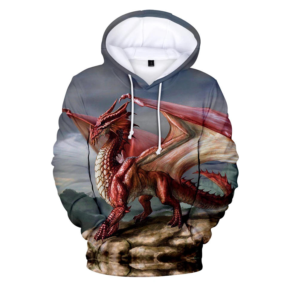 

Popular games Dragon and Dungeons 3D Hoodie Sweatshirt Autumn / Spring Men's and Women's Hoodie Slim Fit Hooded xxs-4xl Clothes