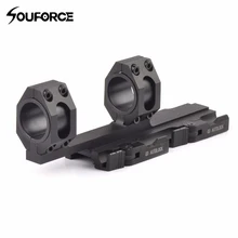 США Тактический Быстрый Отсоединяемый консольный прицел кольцо Крепление 25 мм-30 мм двойное кольцо 20 мм рельсовый Авто замок сверхмощный прицел Крепление