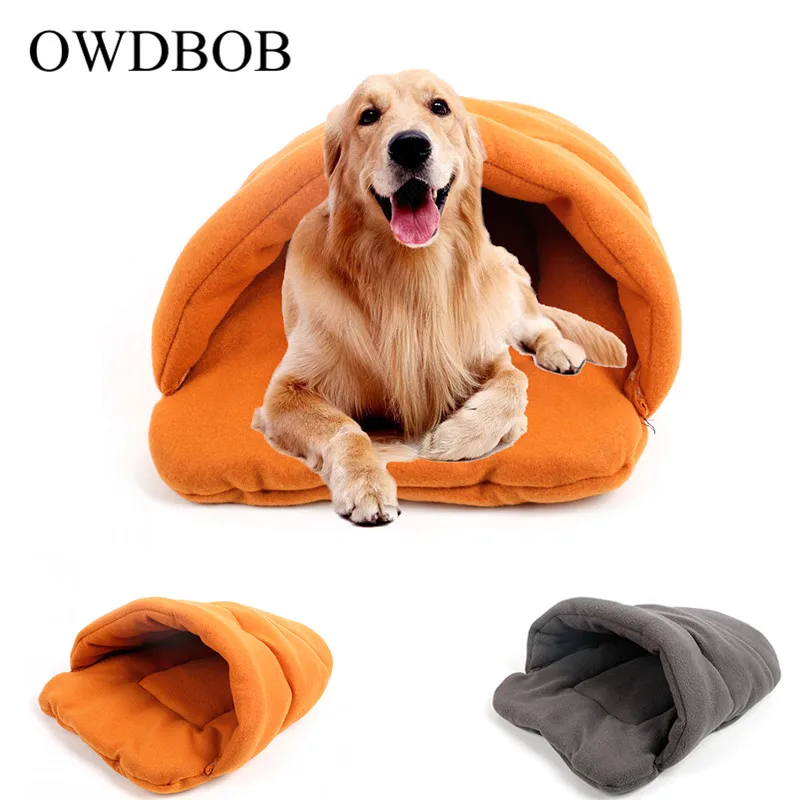 OWDBOB Pet Cat Dog Puppy Питомник Кровать Диван полярный флис собачье гнездо коврик кошка спальный мешок дом для питомцев, зимний, теплый гнездо пещерная кровать