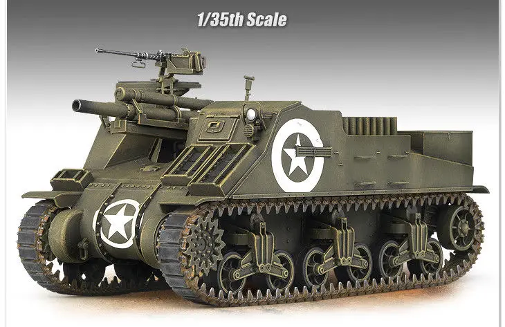

1/35 Assembly of American M7 Clergyman 105mm Self Propelled Howitzer 13210