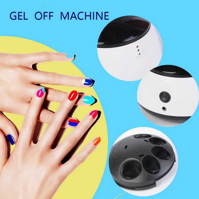 

35W Fast Nail Polish Remove Tools Art Salon Tool New Machines For All Gels Polish Remover Machine UV Nails Gel Removal Steamer