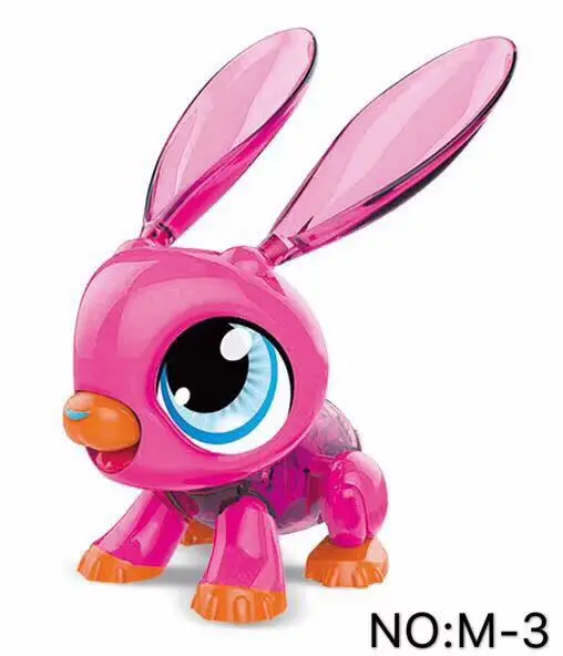 Najtaniej Słodka zabawka elektryczna interakcja królika indukcja elektroniczny zwierzak Fox montaż dinozaur DIY zabawki