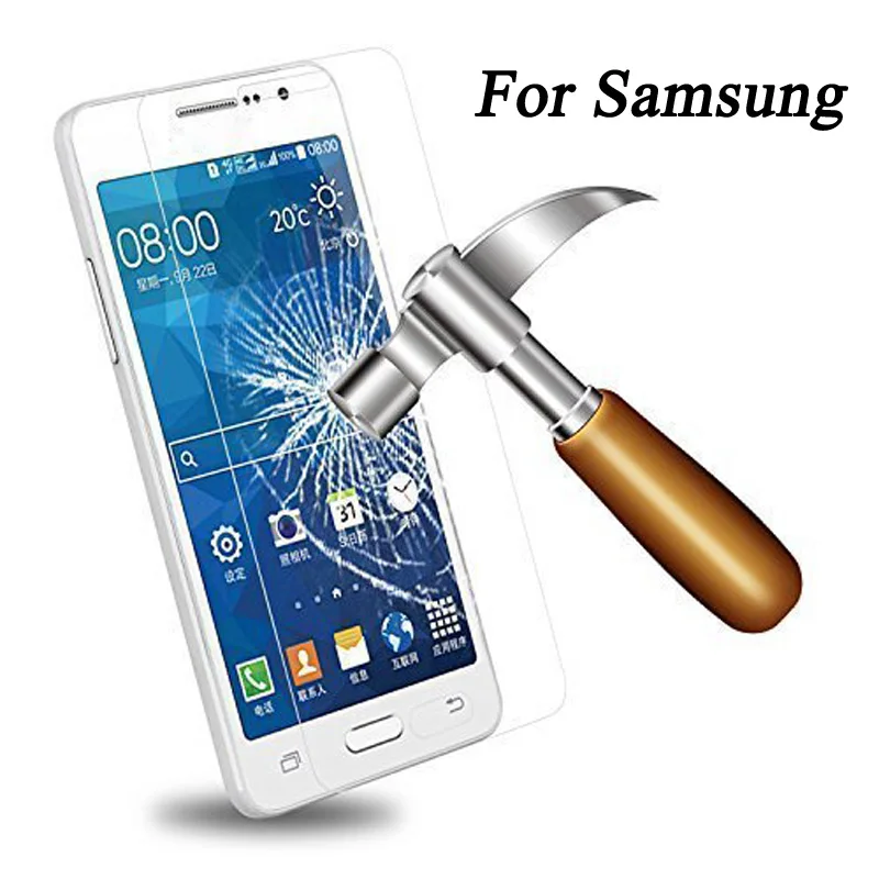 

9H Tempered Glass for Samsung Galaxy Note 4 note5 S4 S6 mini A3 A5 A8 J1 J5 J7 E5 Cover Protective Film Screen Protector case
