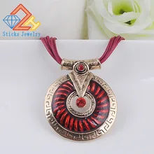 Round pendant necklace vintage jewelry hot cute colorful enamel fashion designer jewelry free shipping Round pendant necklace vintage jewelry hot cute colorful enamel fashion designer jewelry free shipping