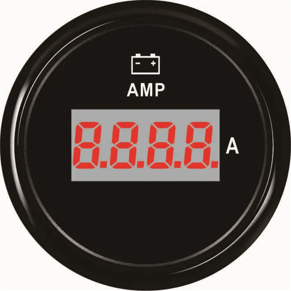 1pc 52mm Digital Ampere Meters Tuning 0 150A Lcd Amp Gauges
