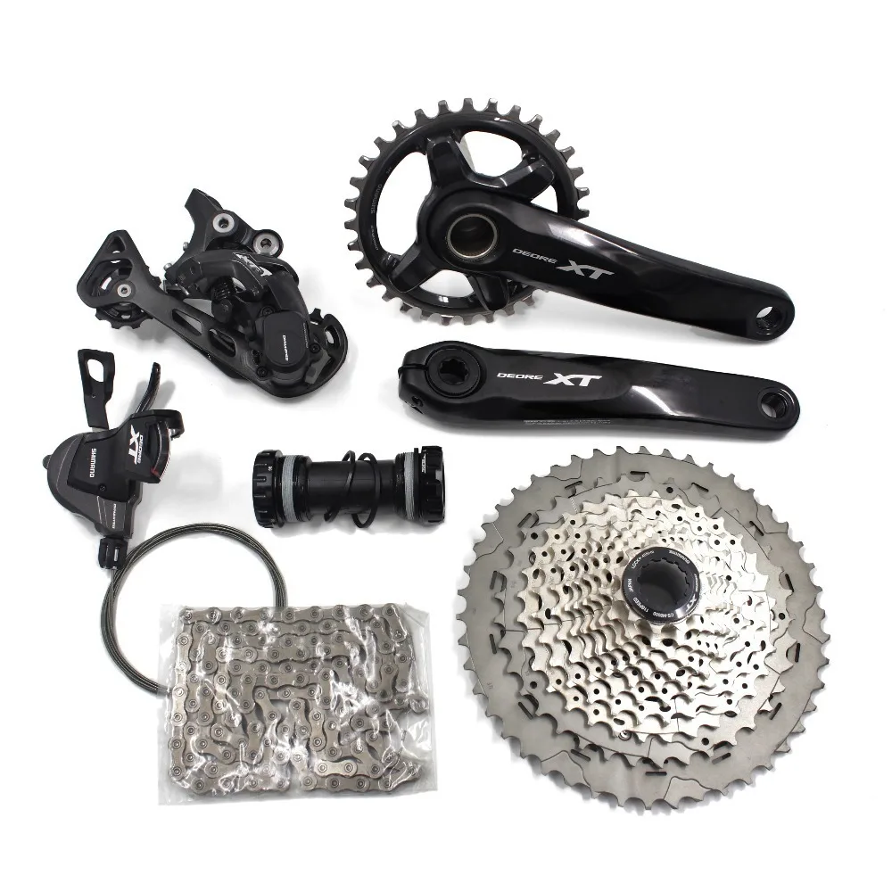 Shimano Deore Xt M8000 32T 34T 170 175 миллиметров комплект педалей Mtb 1x11-speed 40T 42T 46T M8000 с Xt тормозом