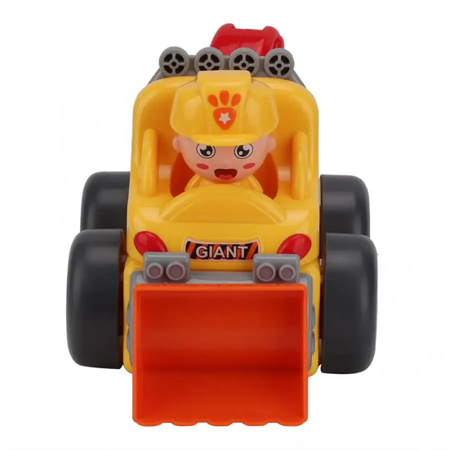 DIY engineering vehicle combination set with sound and light auto forward self-assembly changeable shapes educational toys for c