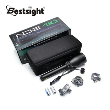 

Green Laser Designator ND3 X50 ND50 Long Distance Hunting Laser Sight w/ Adjustable Scope Mount Night Vision Flashlight