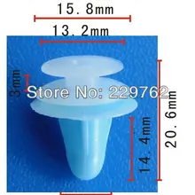 100 шт нейлоновый и синий дверной держатель для панели для Toyota 67771-22010 67771-16020 Автомобильные пластиковые зажимы Автомобильные крепежные детали зажимы