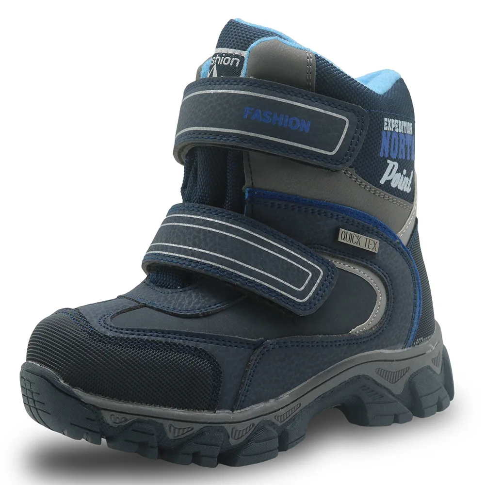 

Kalupao 2018 New Kids Fashion Boots Hook-and-Loop Closure Sporty Boys Shoes Warm and Comfortable Boys Boots for eur Size 27-38