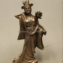 1" Китайский Миф Народная Фэн-Шуй Серебро Восемь Бессмертных Он Сянь Гу Статуя