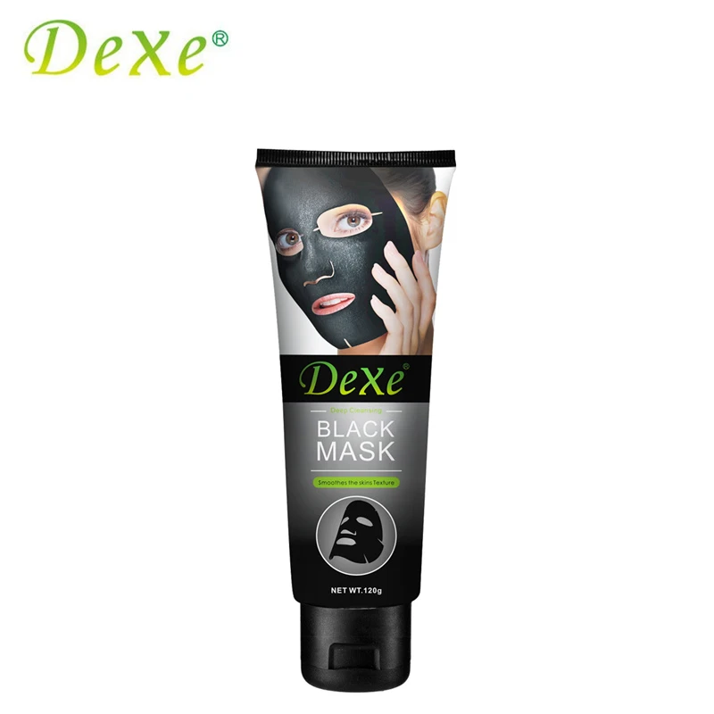 Dexe очищающий крем для лица средство от черных точек акне очищающий крем для черной головы разглаживает кожу 120 г