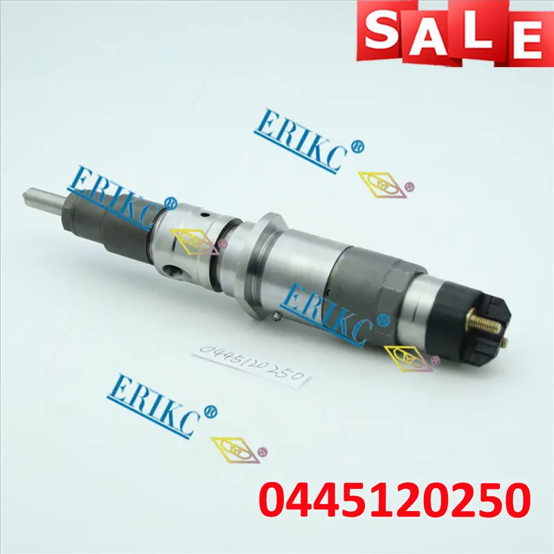 

ERIKC 0 445 120 250 CRIN 1-16 Auto Engine Diesel Fuel Common Rail Injector 0445120250 Nozzle Injection 0445 120 250 (0986435533)