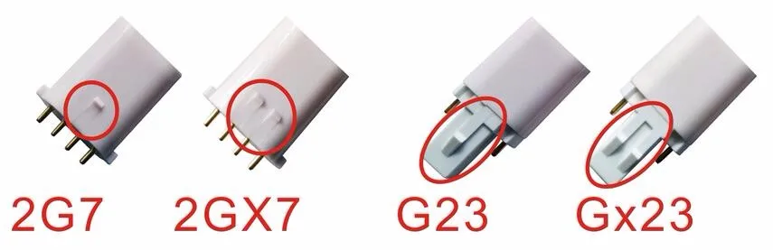 2G7 Светодиодная лампа 8 Вт 6 Вт 4 Вт led PL светильник яркость 2G7 Светодиодная лампа 8 Вт Замена CFL светильник