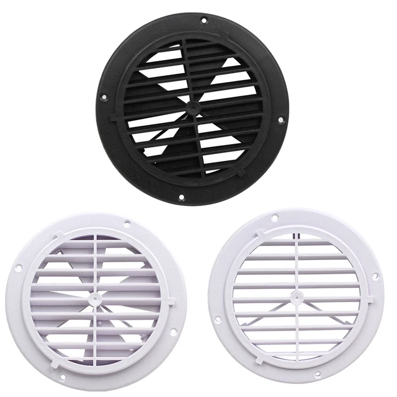 3Pcs Round Louver Vent for Marine Boat Yacht RV 304 Stainless Steel 4/"