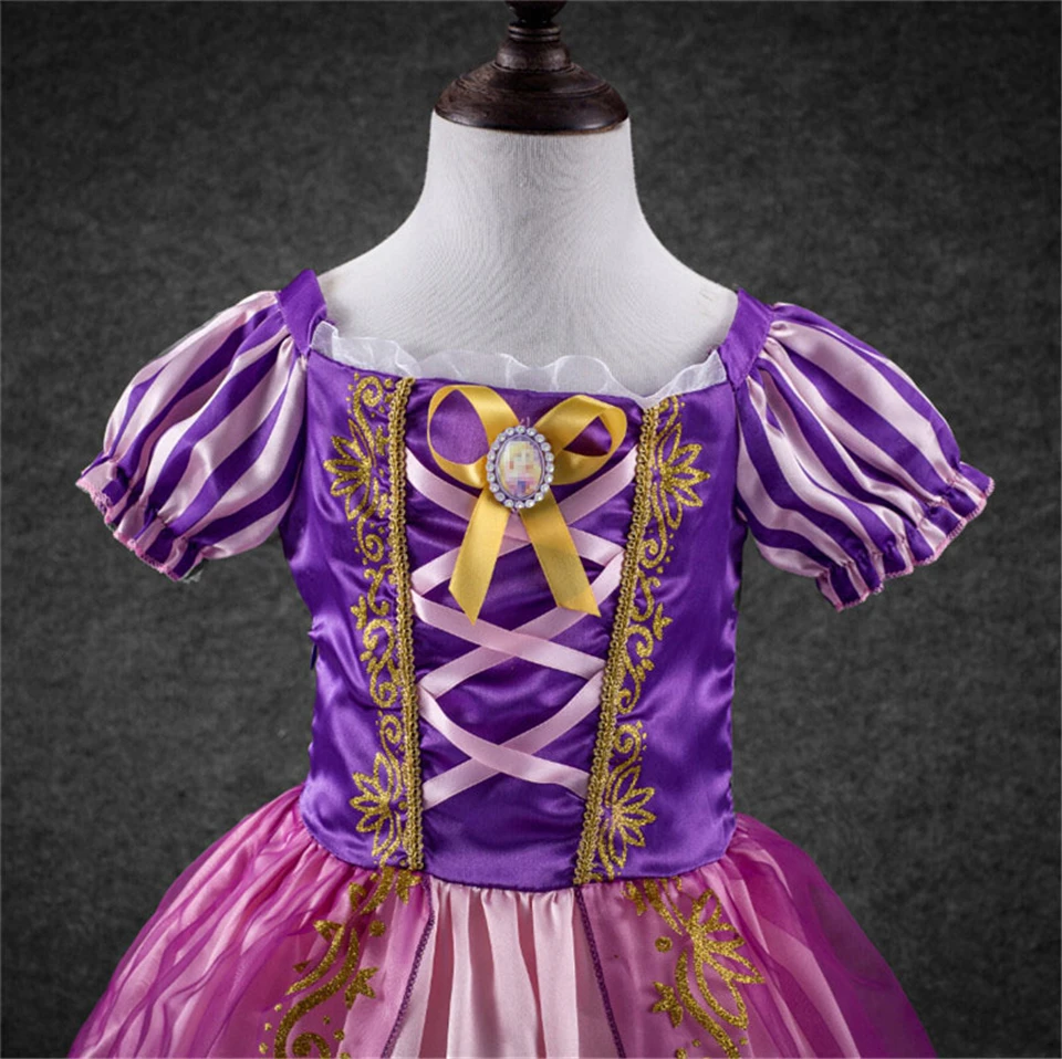 Платье Рапунцель; детский праздничный костюм; платье для выпускного вечера; платье для ролевых игр «фантазия Рапунцель»; платье феи для девочек