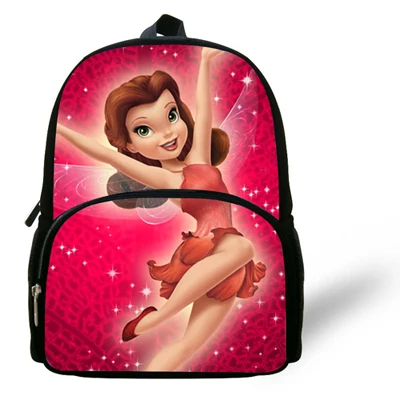 12 дюймов Mochila Tinker Bell рюкзак Детская Фея Розетта Vidia мультфильм детские школьные рюкзаки для девочек От 1 до 6 лет Mochila Infantil Menina - Цвет: Темный хаки