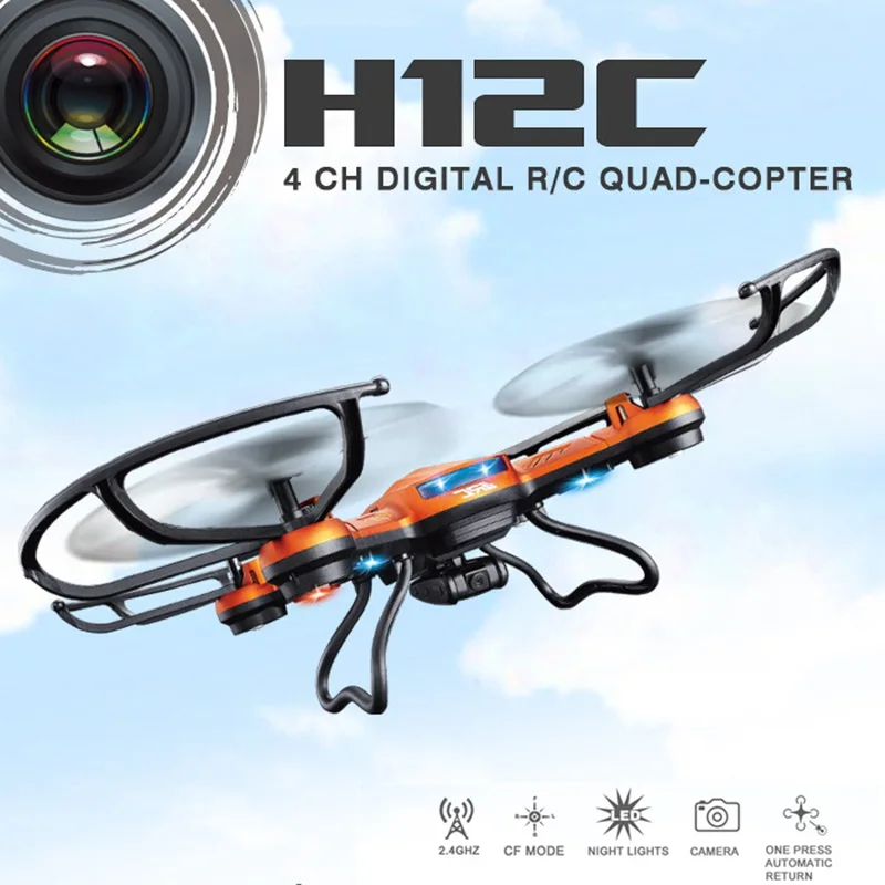  Jjrc H12c Rc Drones With Camera Hd Rc Quadcopters With Camera Flying Camera Helicopters Remote Control Dron Professional Drones 