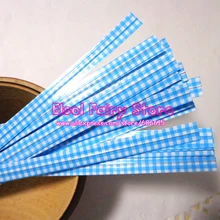 Металлический твист галстук ЧП зонтик галстук для животных для упаковки подарка, подарок галстук, сумка галстук синий Сетка Сумка клипы 1000 шт./лот