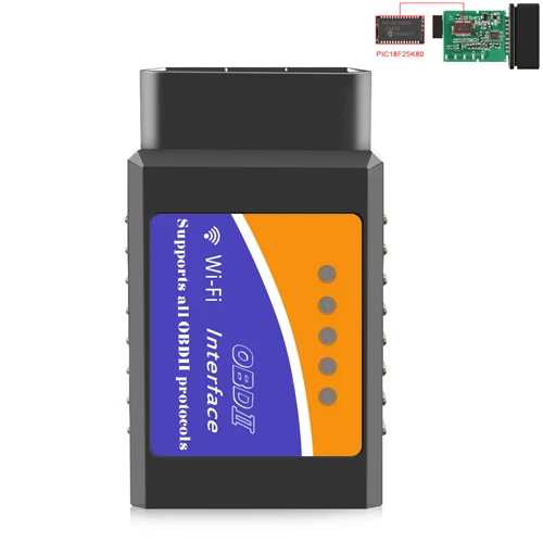 Супер Мини elm327 wifi OBD2 V1.5 Elm 327 V 1,5 OBD 2 Автомобильный диагностический инструмент сканер Elm-327 OBDII адаптер автоматический диагностический инструмент - Цвет: 327 WIFI