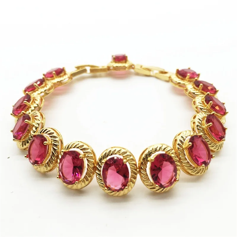 

Luxury AAA zircon Round Cut Cubic Zirconia Tennis Roma Bracelets for Woman Top Quality Rose Gold Zircon Jewelry