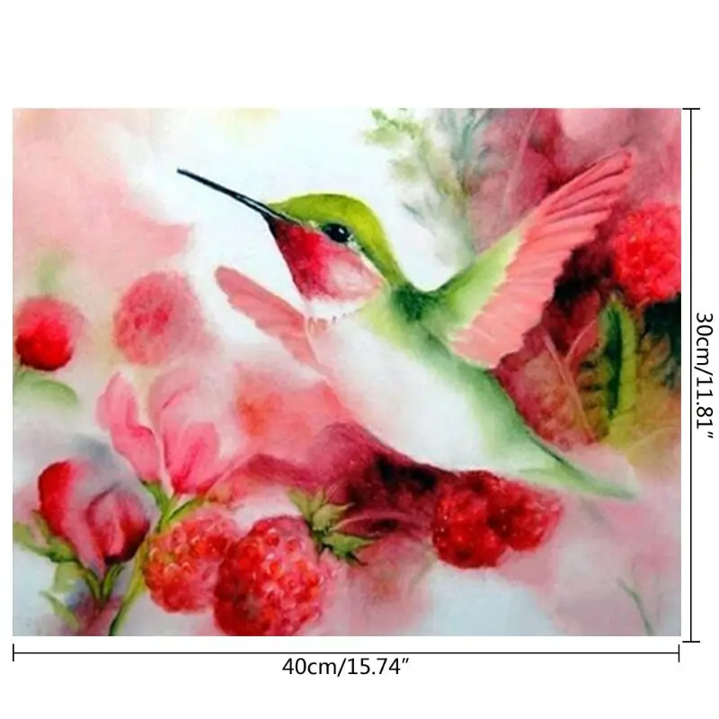 Hummingbird 5D DIY Алмазная картина сверло для вышивки рукоделия вышивка крестиком набор