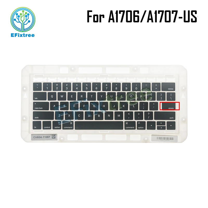 Dolphin.dyl TM Key Cap Only 4 / Four Replacement Individual Key Cap for US MacBook Pro A1706 A1707 A1708 Key Keyboard Dolphin.dyl TM Key Cap Only 4 / Four Replacement Individual Key Cap for US MacBook Pro A1706 A1707 A1708 Key Keyboard