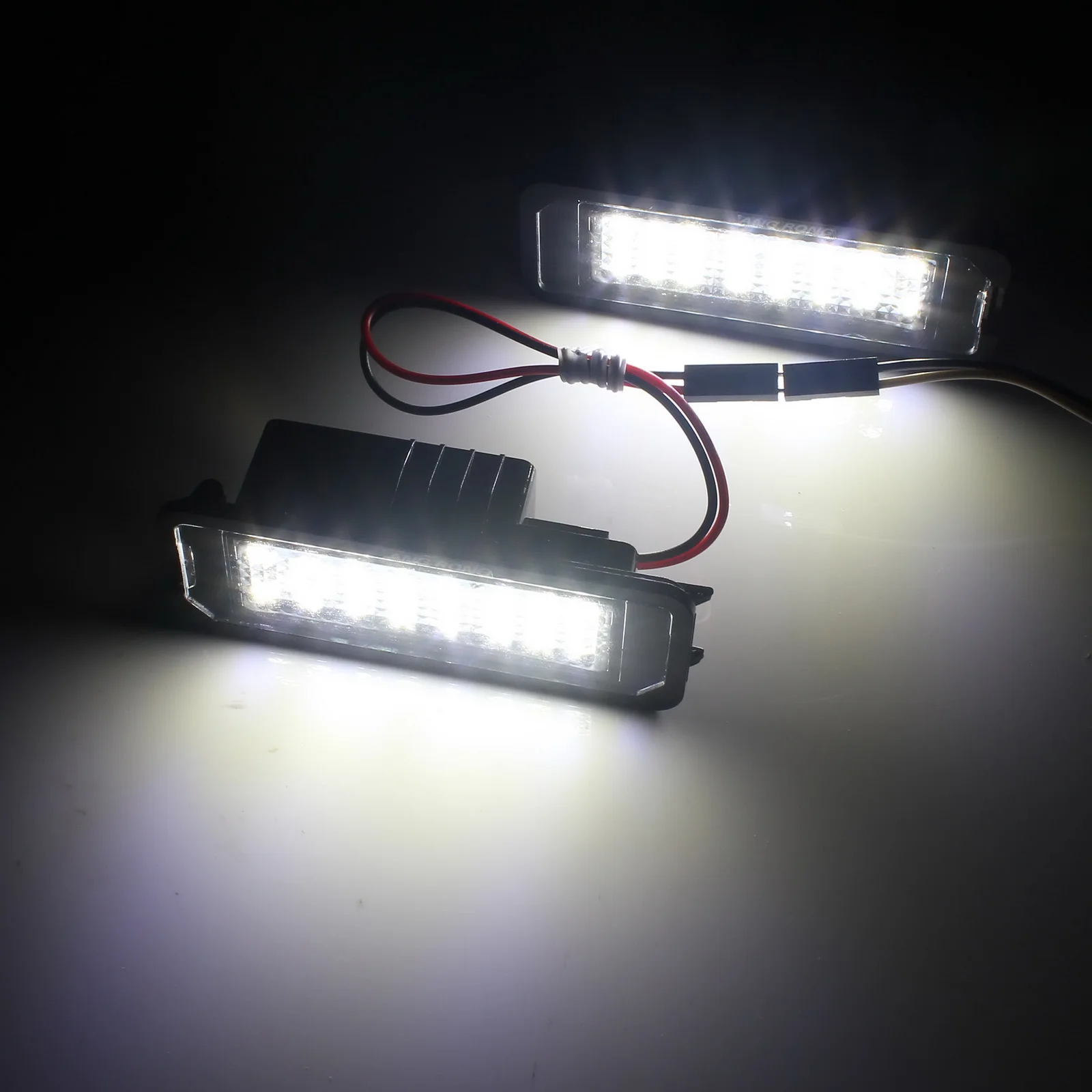 ANGRONG 24 smd can шина светодиод номерного знака для VW Golf GTI MK6 MK5 Passat Polo|Сигнальная лампа|