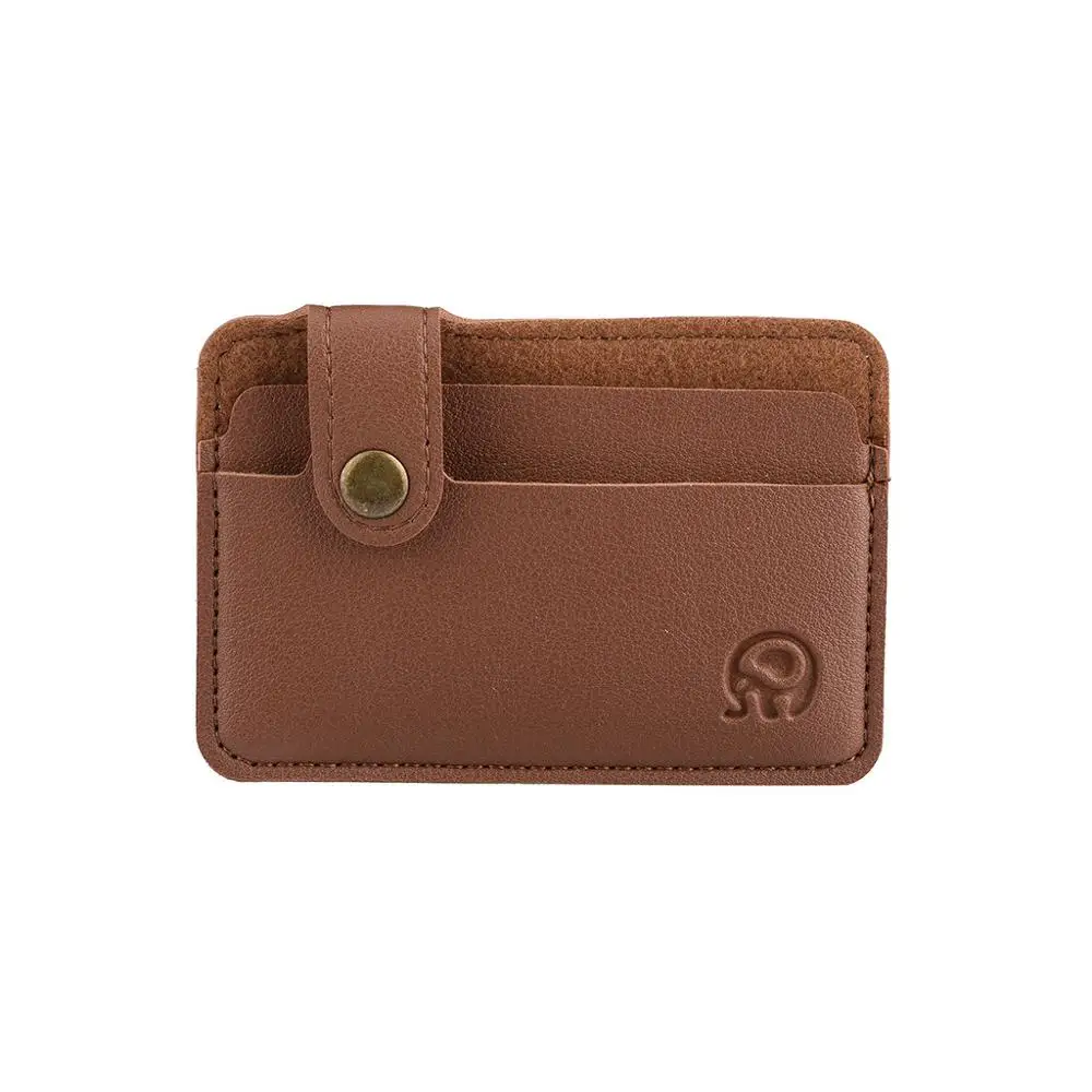 wallet men luxury brand Credit Card wallets brown Slim Mini Wallet ID Case Purse Bag Pouch visiting card holder hot sale