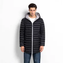 Мужское модное пальто высокого качества одежда верхняя одежда тонкая секция длинный участок с капюшоном Большие размеры мужская хлопковая одежда