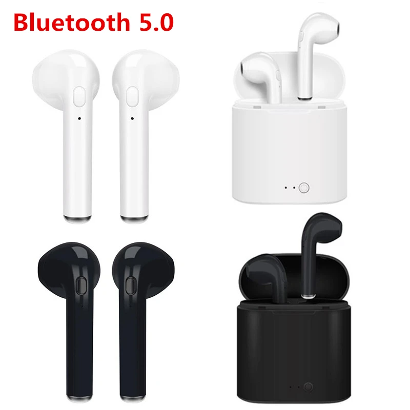 

I7 I7S TWS Bluetooth 5.0 Portable TWS Wireless Earphones With Charging Box mini headsets For iPhone Samsung Xiaomi LG Huawei