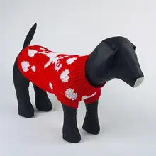 Winter Canine Pet Heat Knit Mix Sweater Garments Pet Jacket Coat Jumper Tops Trend Clothes H1