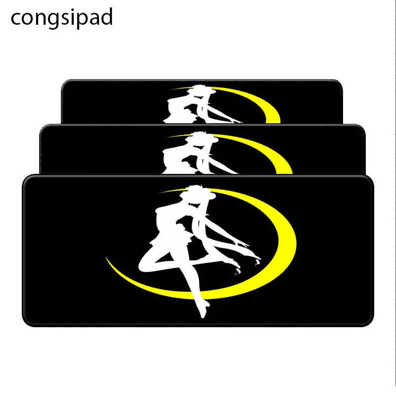  Congsipad Sailormoon Free Shipping 900*400*2MM Large Lock Edge Gift Mousepad Computer Desk Mouse pa